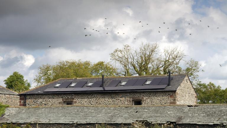 Solway Wetlands Centre Solar Panel View